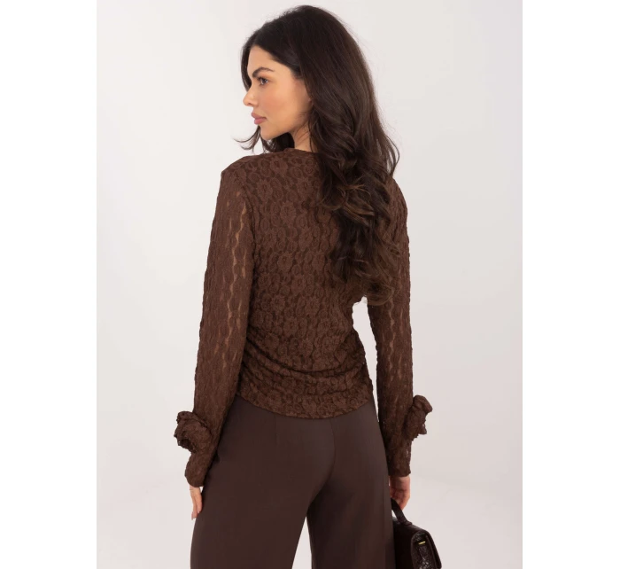 Bluzka IT BZ model 21808019 brązowy - FPrice Bluzka IT BZ model 21808019 brązowy - FPrice
