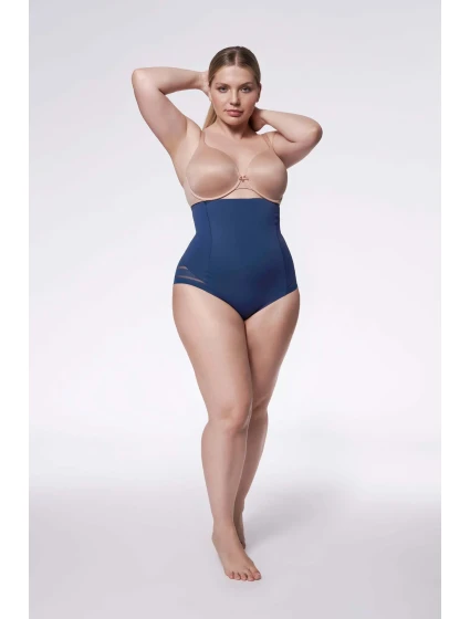 Zoštíhľujúce nohavičky 141 (vysoký pás) námornícka modrá - Julimex Zoštíhľujúce nohavičky 141 (vysoký pás) námornícka modrá - Julimex