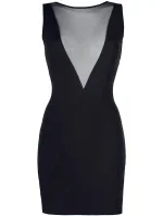 Šaty V-9209 čierne - Axami