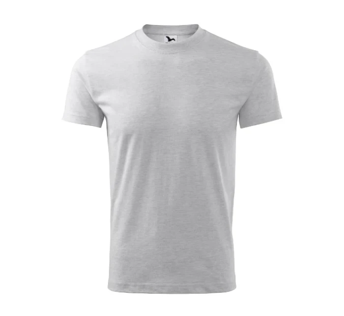Classic tričko unisex světle šedý melír