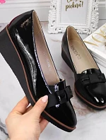 Dámske poltopánky W JAN71 Black - VINCEZA