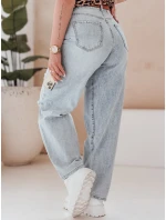 Dámské džínové kalhoty s páskem blue Dstreet model 21988285 - FashionStreet