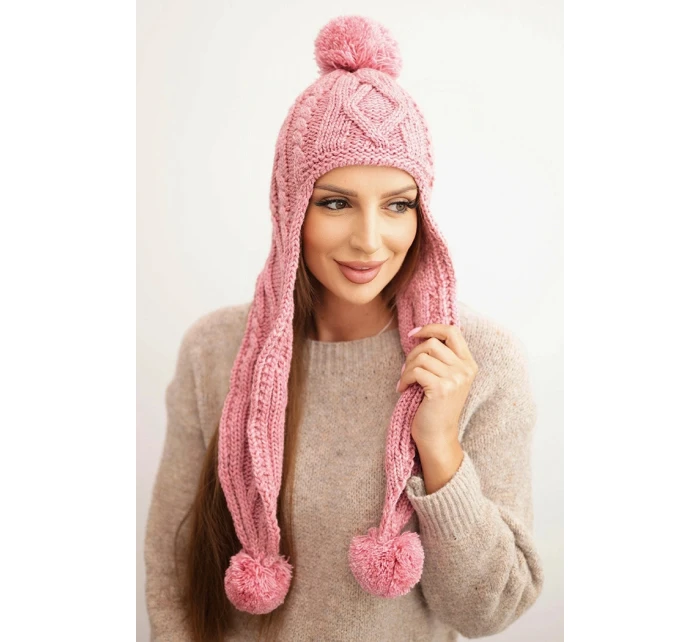 Čepice s rolováním Magda K293 camel