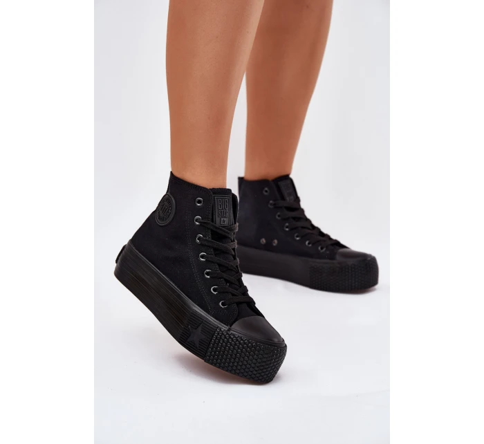 Dámské Tenisky Na Platformě Big Star model 21695240 Černé - Big Star Shoes
