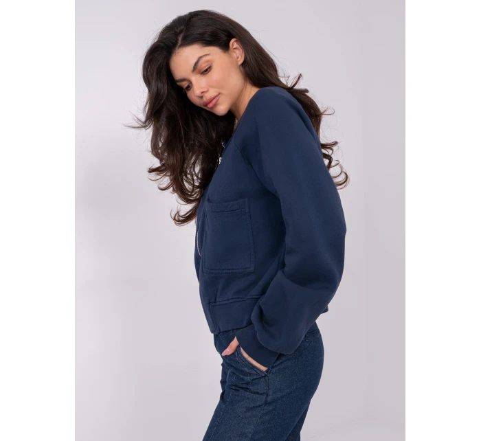 WT BL mikina A1452.99 tmavomodrá