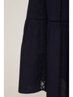 Monnari Maxi sukne Midi sukne s prelamovaným vzorom Navy Blue