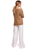 Svetr s výstřihem  šedý  model 21207530 - Moe