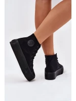 Dámské Tenisky Na Platformě Big Star model 21695240 Černé - Big Star Shoes