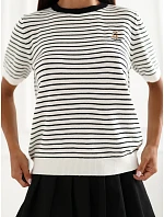 Sweter IR SW model 22284360 biało czarny - FPrice Sweter IR SW model 22284360 biało czarny - FPrice
