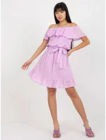 Sukienka LK SK model 21110903 jasny fioletowy - FPrice