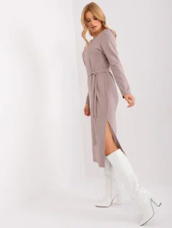 Sukienka LK SK model 19069217 ciemny bezowy - FPrice