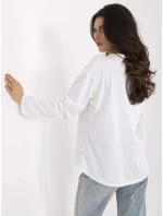 Blúzka MI BZ M6169.03 bielo žltá