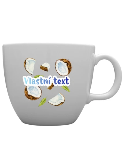 Personalizovaný MEGA XXL keramický hrnek 1000 ml k s ovocem a textem