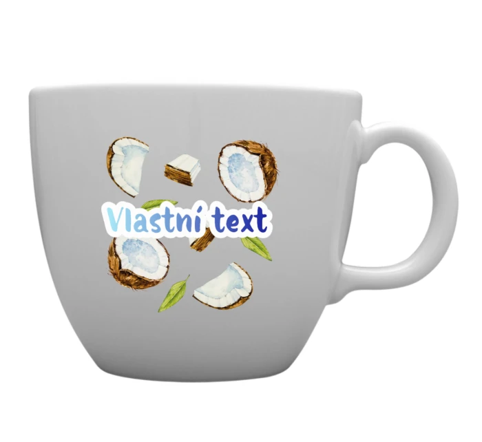 Personalizovaný MEGA XXL keramický hrnek 1000 ml k s ovocem a textem