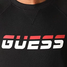 Pánska mikina U0BA48K9V31 - JBLK čierna - Guess Pánska mikina U0BA48K9V31 - JBLK čierna - Guess