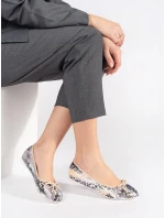 Módne dámske baleríny so zvieracím motívom bez podpätku Módne dámske baleríny so zvieracím motívom bez podpätku