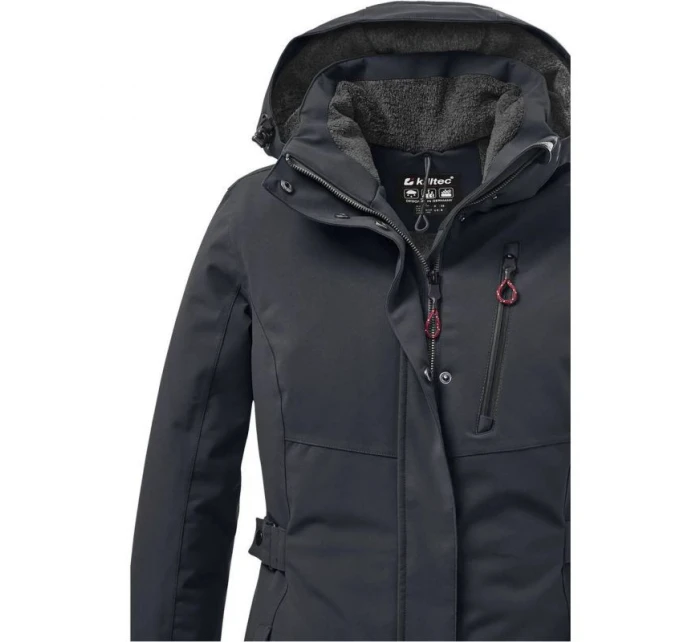 Dámska parka s kapucňou Killtec KOW 165 36 black nepremokavá vetruvzdorná (37726/200) Dámska parka s kapucňou Killtec KOW 165 36 black nepremokavá vetruvzdorná (37726/200)