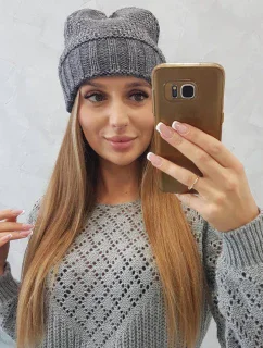 Dámska čiapka Danuta K331 tmavo šedá
