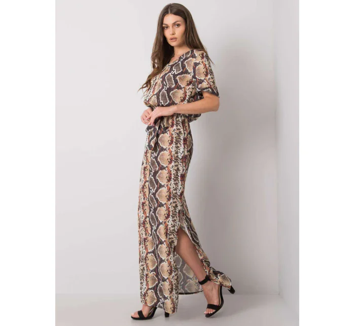 Šaty LK SK model 15440706 béžová - FPrice Šaty LK SK model 15440706 béžová - FPrice