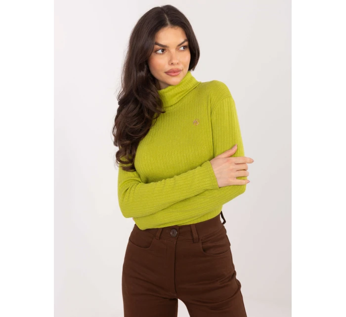 Sveter LK SW 510184.01P limetkovo zelený