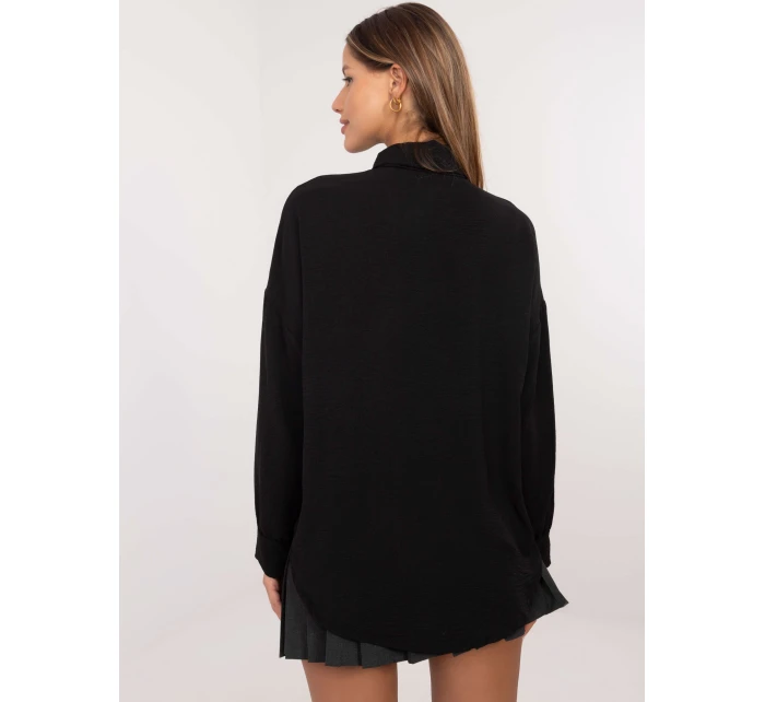 Koszula MI KS model 21798086 czarny - FPrice Koszula MI KS model 21798086 czarny - FPrice