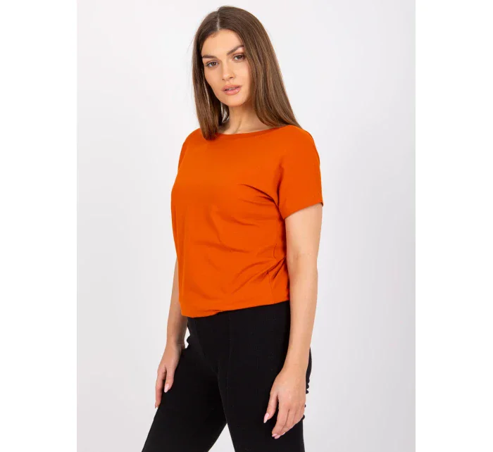 Tričko RV TS 4662.39P tmavo oranžové