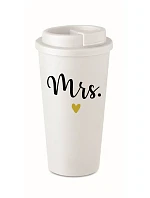 MRS. - bílý termohrnek 475 ml