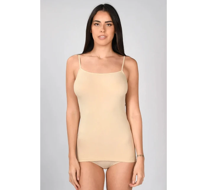 Dámske tričko s úzkymi ramienkami Virginia Flesh - Intimidea