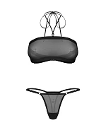 Dámsky sexy set Orinelle 2-Pcs Set Black - Obsessive