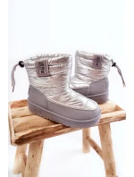 Dziecięce Śniegowce Big Star KK374218 Szaro-Srebrne Dziecięce Śniegowce Big Star KK374218 Szaro-Srebrne