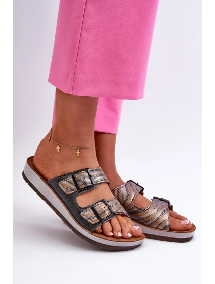 Pohodlné Dámské Sandály S Pásky model 21664603 Černé - Inblu