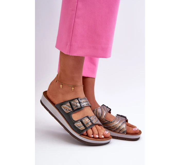 Pohodlné Dámské Sandály S Pásky model 21664603 Černé - Inblu