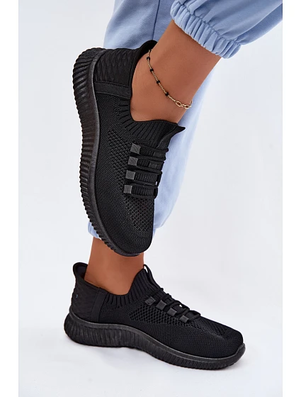Materiálové model 22130407 Sportovní Dámské Boty Černé Olive - Boto Materiálové model 22130407 Sportovní Dámské Boty Černé Olive - Boto
