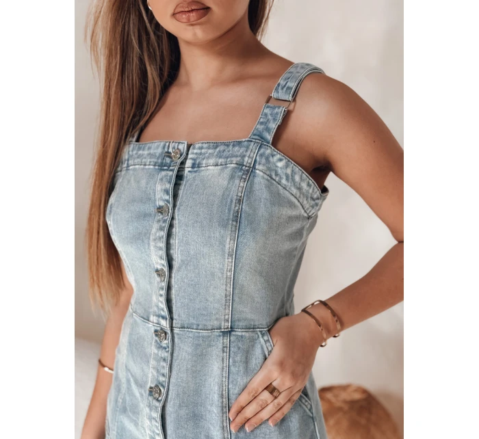 Džínové mini šaty bez ramínek blue Dstreet model 21987991 - FashionStreet