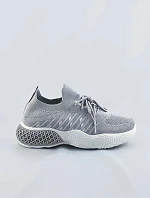 Šedé dámske azúrové sneakersy (JY21-2)