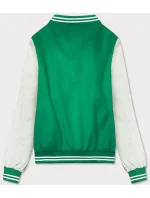 Zelená dámská bunda typu bomber model 18141027 - J.STYLE