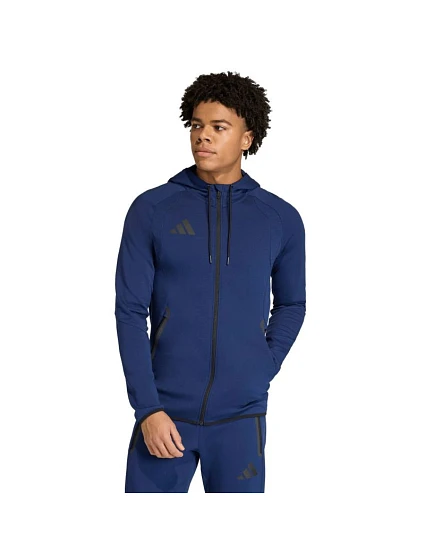 Pánske oblečenie adidas Tiro 26 Travel Sweat Hoodie navy blue KF6078