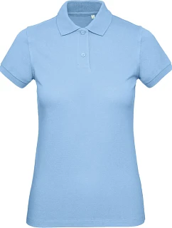 B&C Inspire Polo /women_° Dámske polo tričko z bio bavlny 01.0440 sky blue