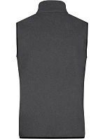 JN Pánská fleecová vesta 02. dark melange/black model 22414765 - Daiber