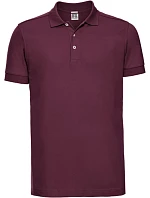 Pánské elastické piqué polo 10. burgundy model 22473901 - Russell Athletic Pánské elastické piqué polo 10. burgundy model 22473901 - Russell Athletic