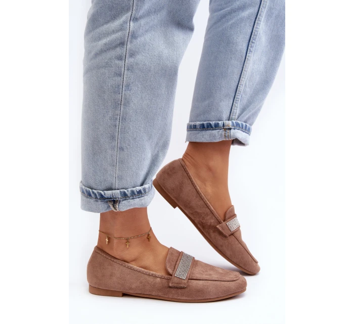 Dámské Mokasíny S Světle Hnědé model 21643335 - Boto Dámské Mokasíny S Světle Hnědé model 21643335 - Boto