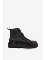 Vysoké Dámské Tenisky Zateplené Big Star model 21705856 Černé - Big Star Shoes