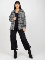 Košeľa DN KS 3964.45 čiernobielych