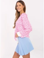 Blúzka MI BZ M742.86 bielo-ružová Blúzka MI BZ M742.86 bielo-ružová