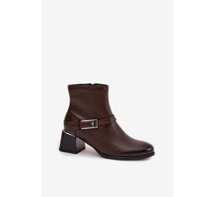 Topánky na podpätku model 220702 Step in style Topánky na podpätku model 220702 Step in style