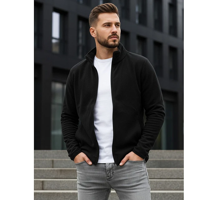 Bluza męska rozpinana czarna model 22103254 - FashionStreet