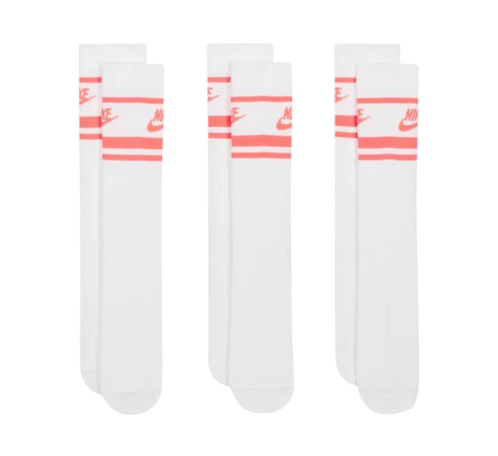 NK Nsw Everyday Essential ponožky 3 páry bílé 100 model 21476729 - NIKE NK Nsw Everyday Essential ponožky 3 páry bílé 100 model 21476729 - NIKE