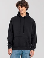 Fruit of the Loom Iconic Premium Hooded Sweat Mikina s kapucňou z hrubej bavlny 16.2284 čierna