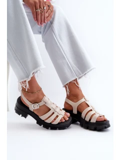 Dámské Sandály  Bežové model 21661721 - Zaxy