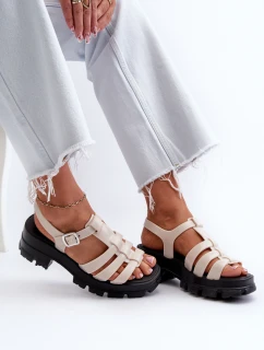 Dámské Sandály  Bežové model 21661721 - Zaxy